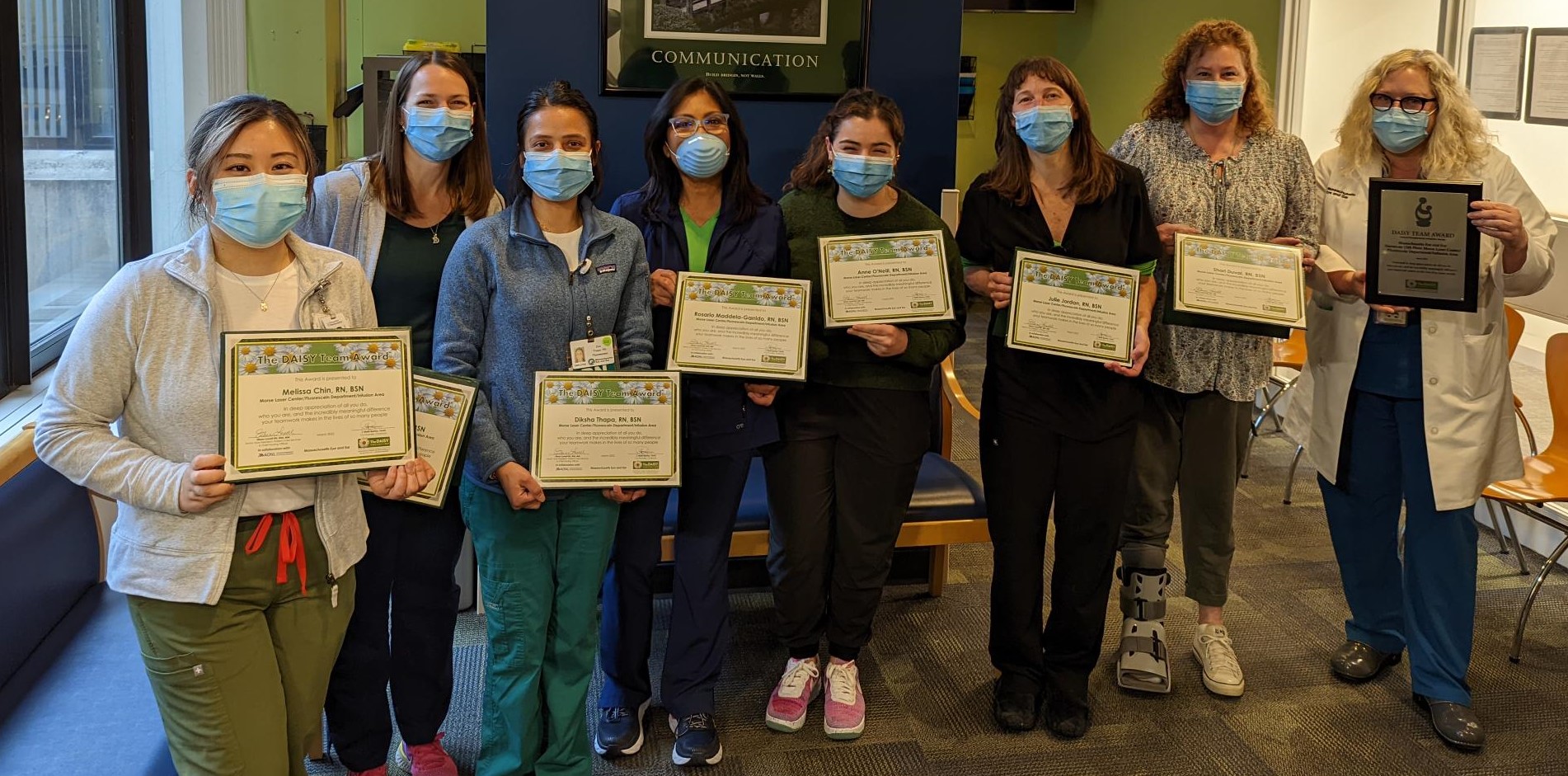 Mass Eye and Ear Morse Laser Center Team DAISY Foundation