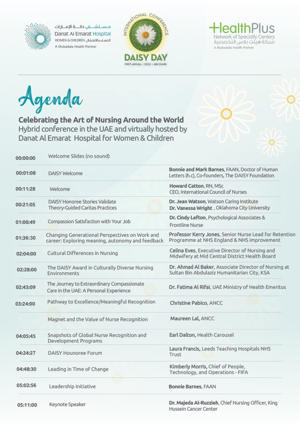 Photo of DAISY Day Agenda